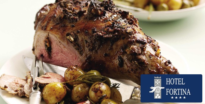 Stunning buffet at La Vallette Restaurant, at the Fortina Hotel! Parking incl. at the Point.
