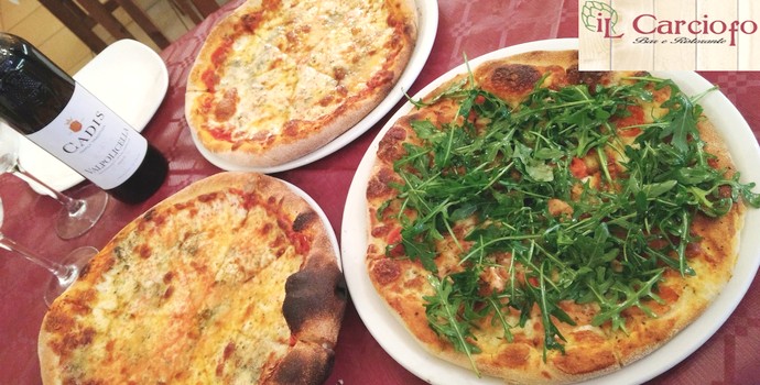 Get a  Bruschetta + Pizza + dessert at  Il Carciofo Ristorante in the heart of Ghargur