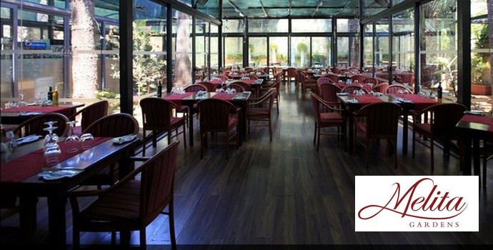 Indulge in this scrumptious 4 course menu at The Melita Gardens Restaurant in Balzan