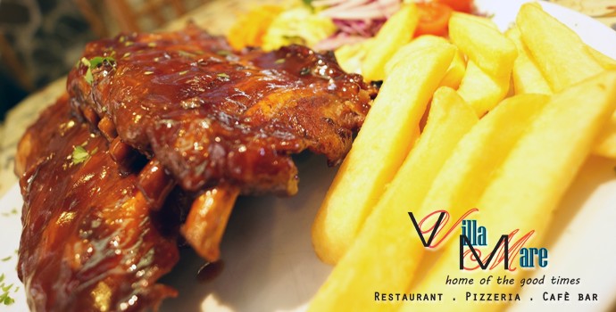 2 course meal at the family run restaurant Villa Mare at Bugibba Bay Square