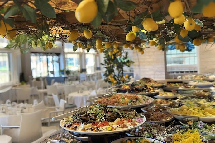 Sunday Lunch Buffet at the Bayview Restaurant, Corinthia Verdi Hotel - Dine with a view