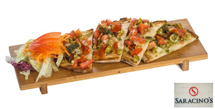 Get a Drink, Burger or Pizza and dessert at Saracino in Attard