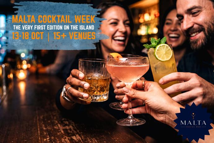 Malta Cocktail Week 2026: 6-Day All-Access Pass | Exclusive Food & Drink Pairings, 20% Off Cocktails, Special Offers at 15+ Elite Venues Island-Wide