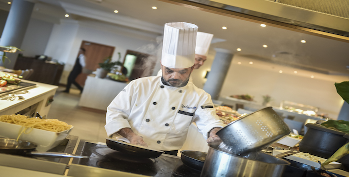 Saturday evening Buffet Dinner at Kon Tiki Restaurant at the Radisson Blu, St Julian's