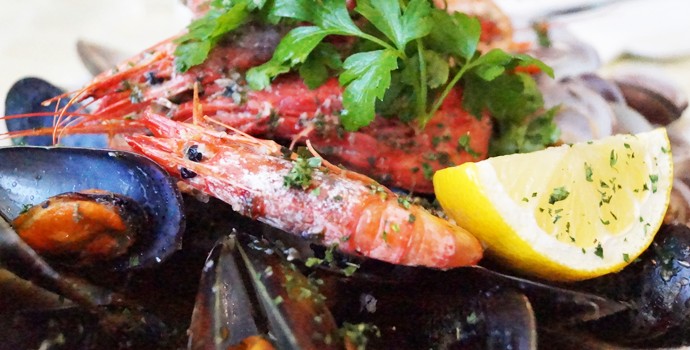 Luscious 3 course meal at La Nostra Padrona Restaurant  in Marsaxlokk